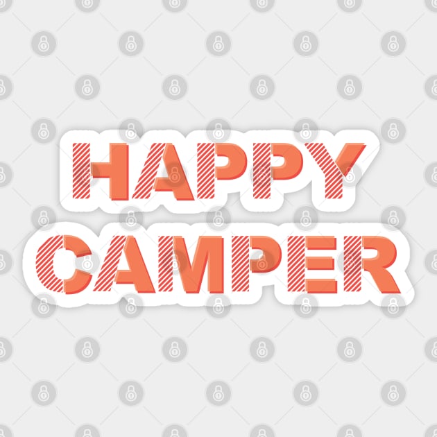 Happy Camper Sticker by Nataliatcha23